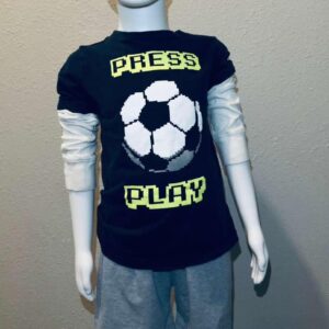 Press Play Soccer Graphic Tee