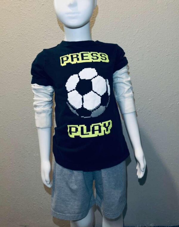 Press Play Soccer Graphic Tee