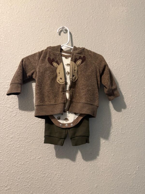 Baby Deer Outfit – 3‑Piece Set