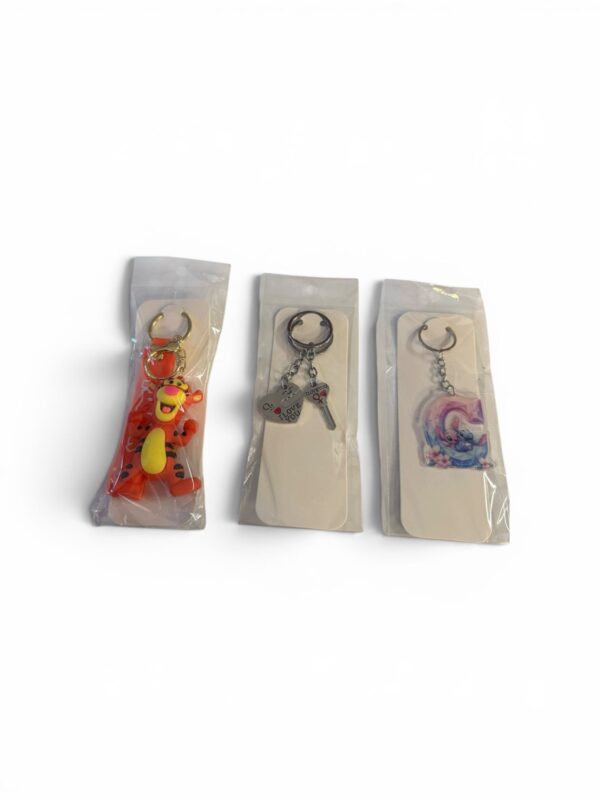 Assorted Character & Charm Keychains