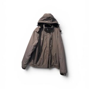 Gray TOURUX Landto Hooded Winter Jacket