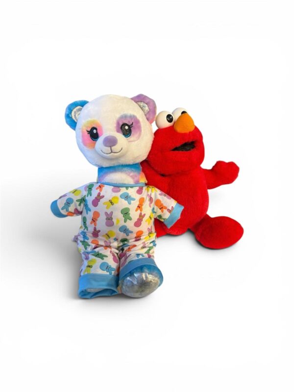 Colorful Pajama Bear & Elmo Plush Toys