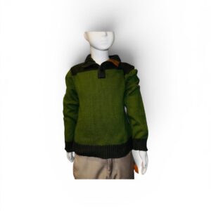 Green Knit Sweater & Khaki Pants (Kids)
